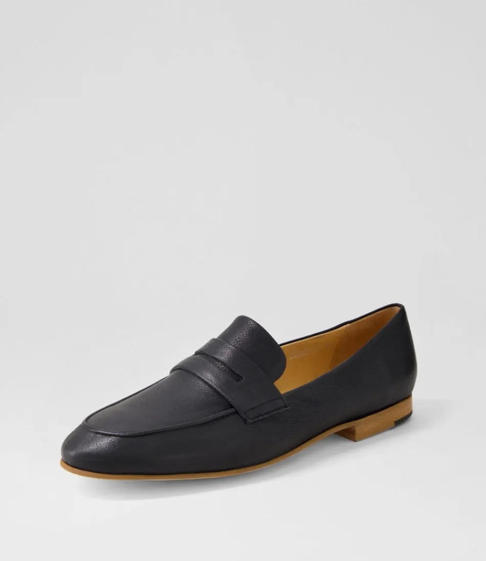 Women DJANGO & JULIETTE Loafers<Ulani Black Leather Loafers