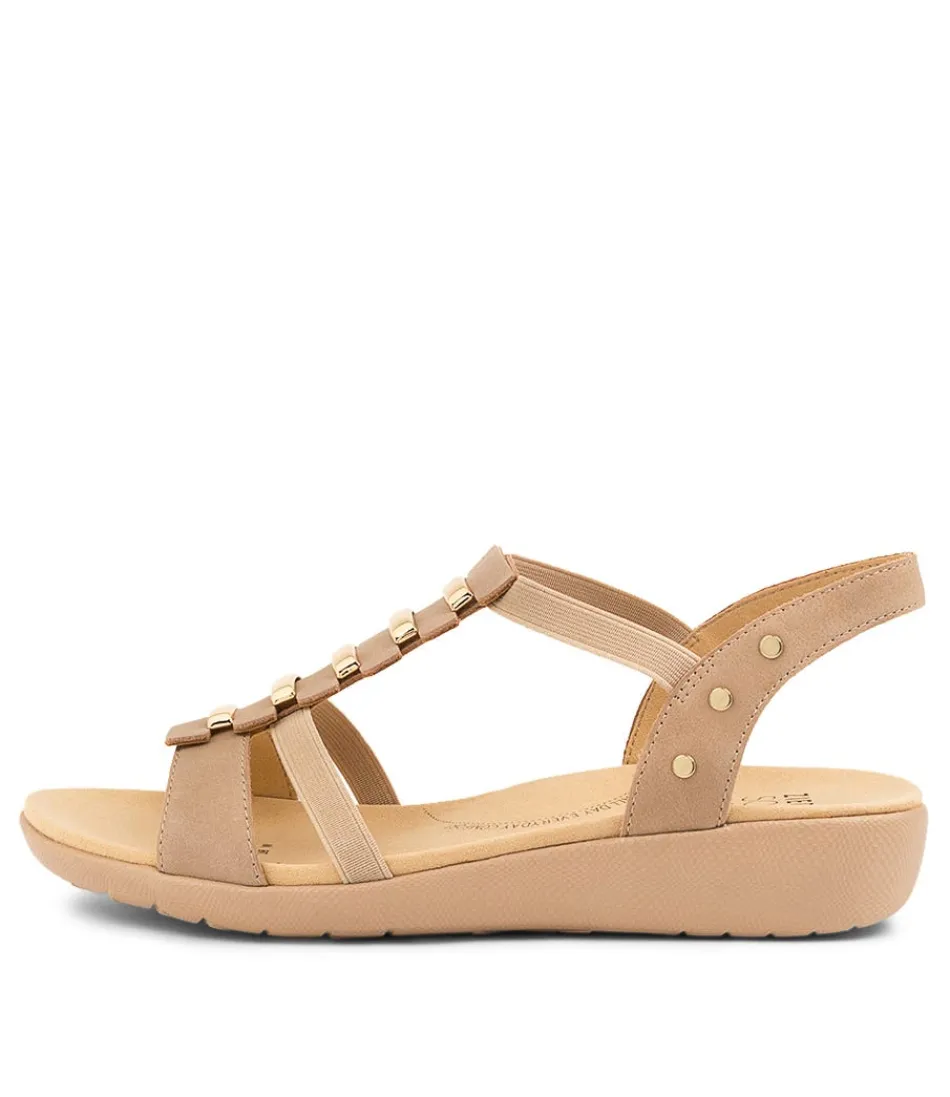 Women ZIERA Wedges<Ulover W Latte Nubuck-Ela