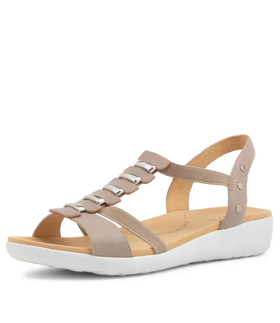 Women ZIERA Wedges<Ulover W Misty Leather Elastic Sandals