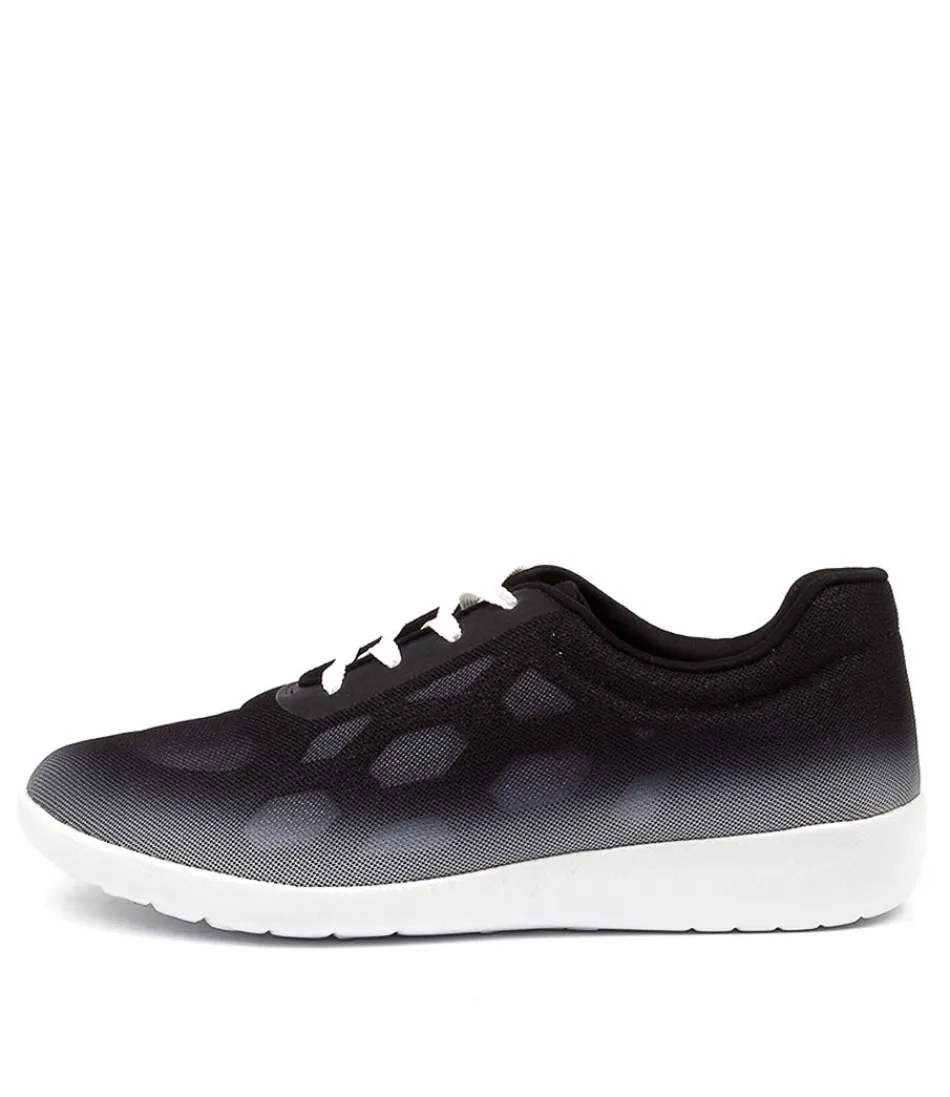 Women ZIERA Comfort<Umbria Xf Blk Omb-Wht Msh