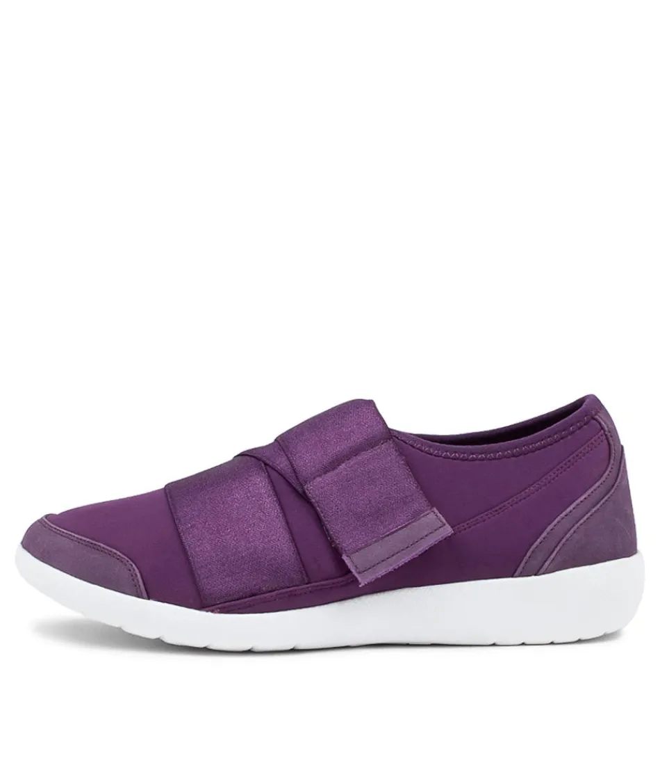 Women ZIERA Comfort<Urban Ff Purple Neoprene Sneakers