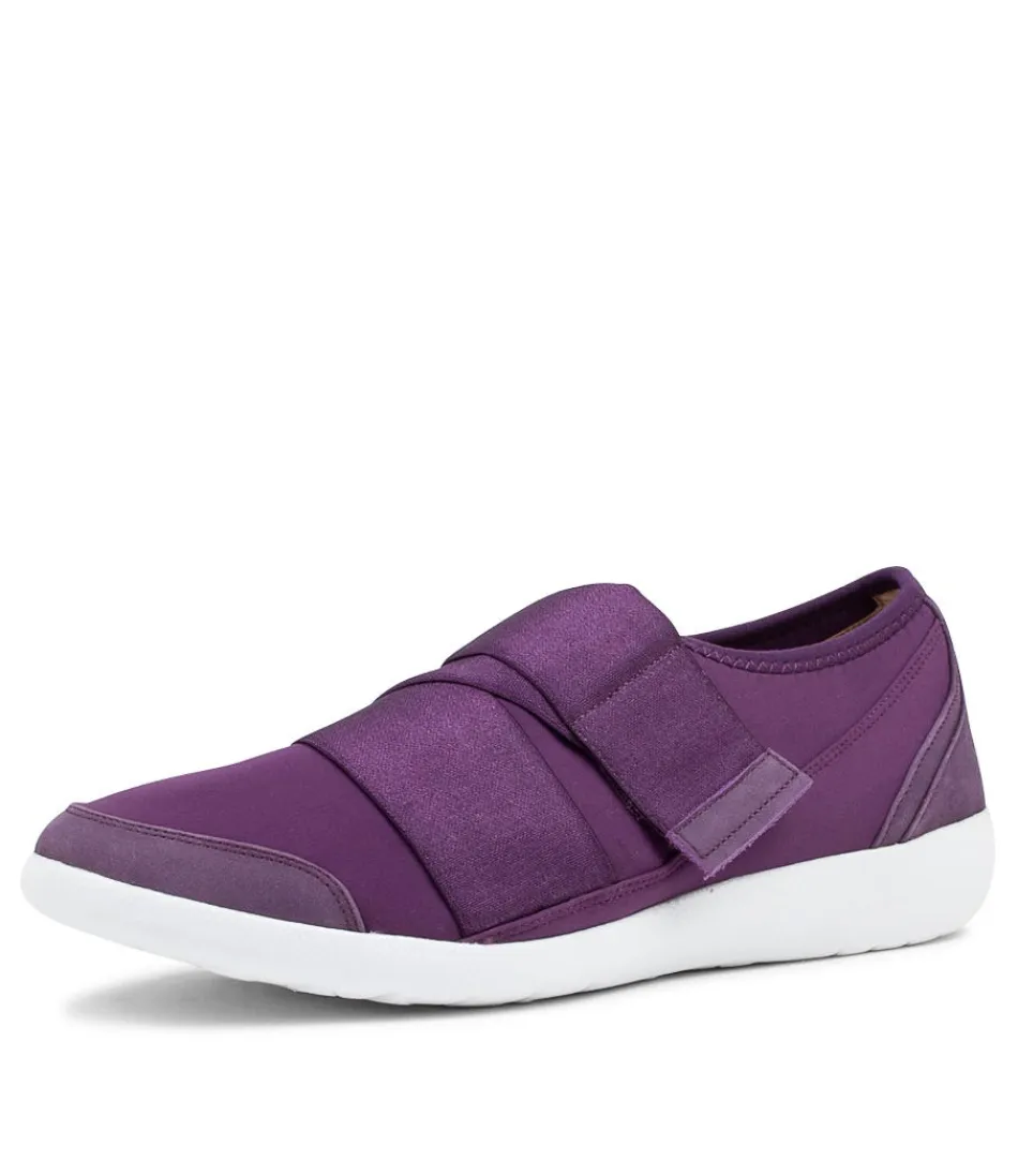 Women ZIERA Comfort<Urban Ff Purple Neoprene Sneakers