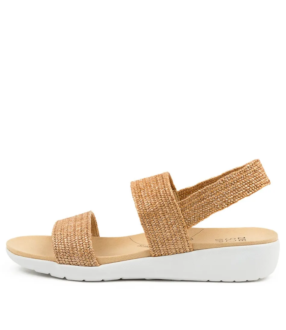 Women ZIERA Wedges<Usaid W Coffee Woven Elas