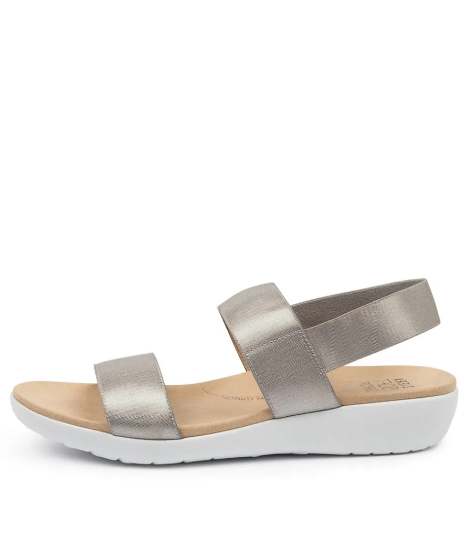 Women ZIERA Wedges<Usaid W Silver Elastic