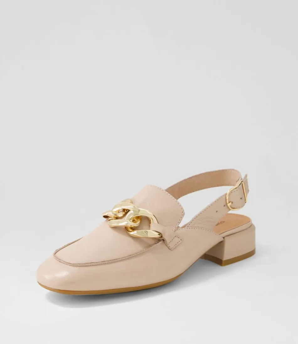 Women DJANGO & JULIETTE Loafers<Vabor Nude Leather Heels