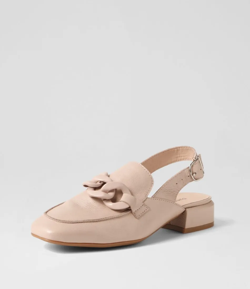 Women DJANGO & JULIETTE Flats<Vaborys Nude Leather Heels