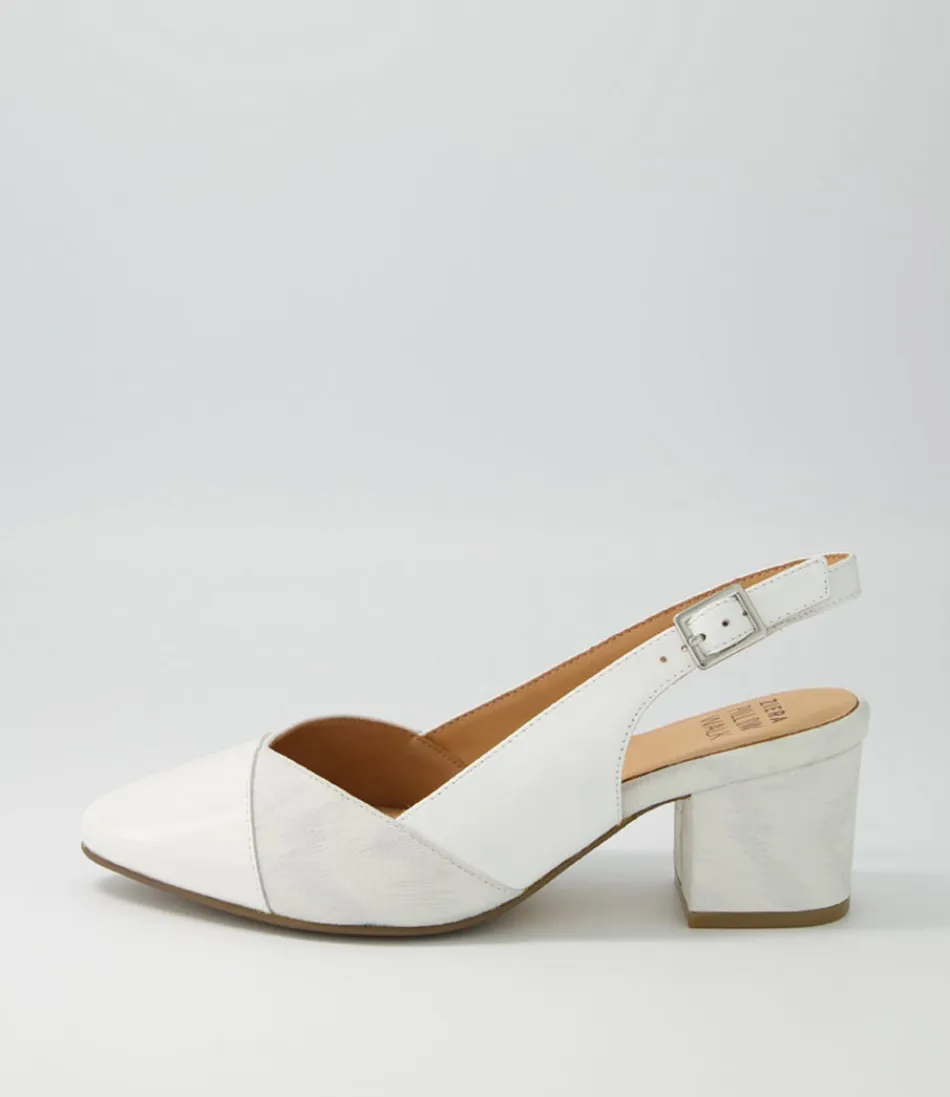 Women ZIERA Heels<Vabra Xw White Mix Heels