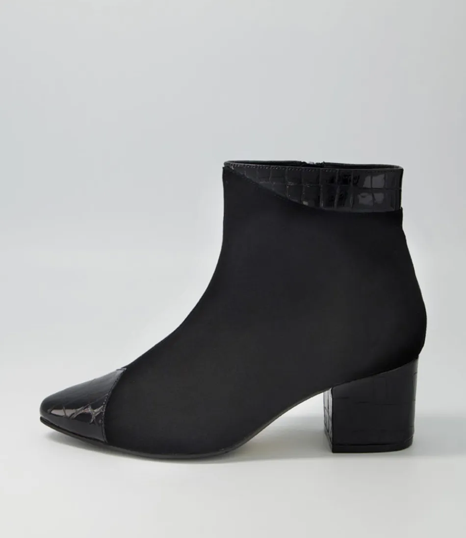 Women ZIERA Boots<Vann Xw Black Mix Ankle Boots