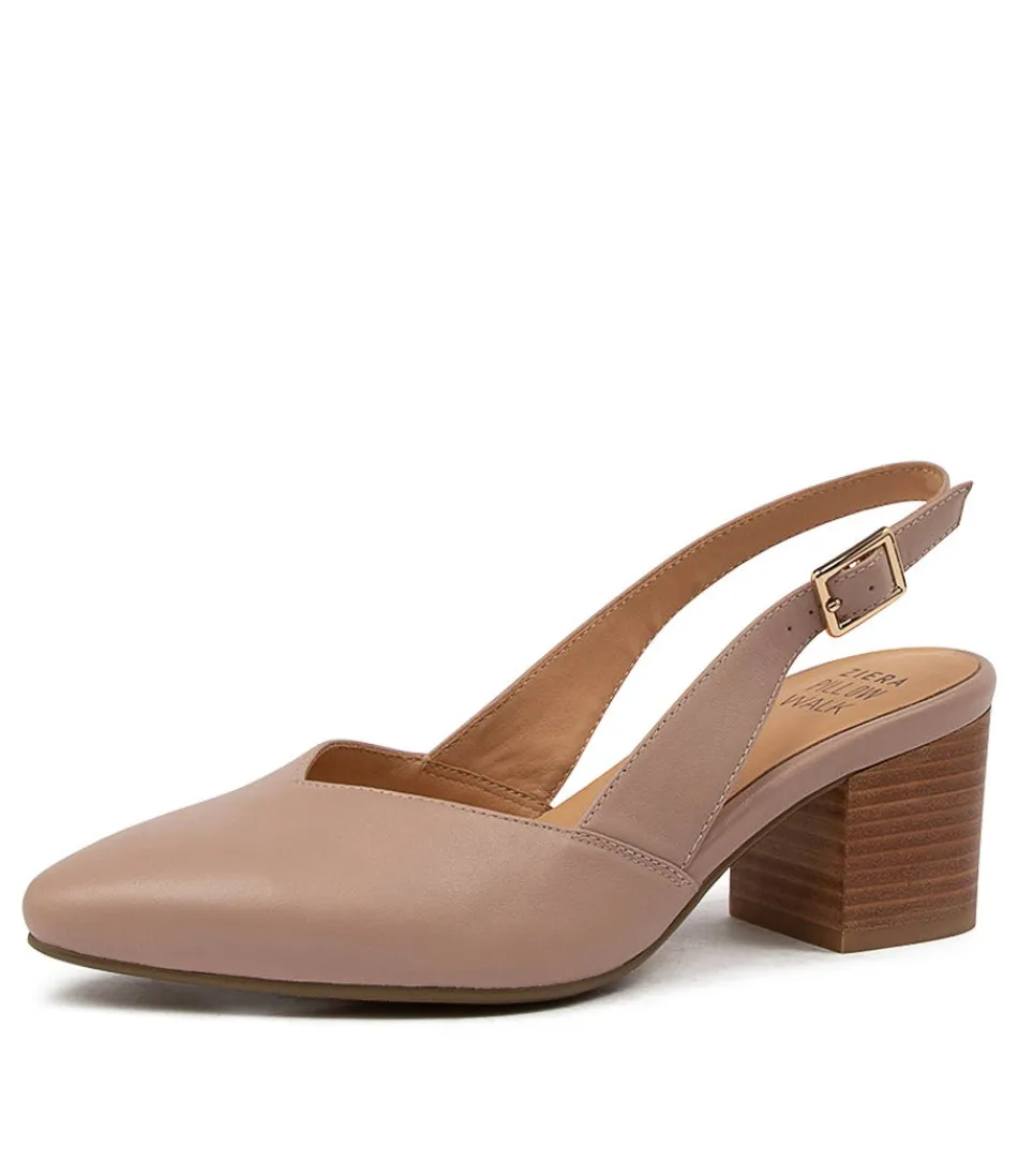 Women ZIERA Heels<Veera Xw Blush Leather Heels