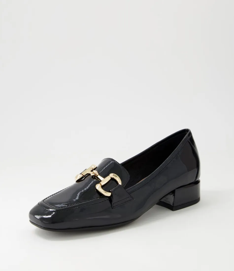 Women DJANGO & JULIETTE Loafers<Velam Black Patent Leather Heels