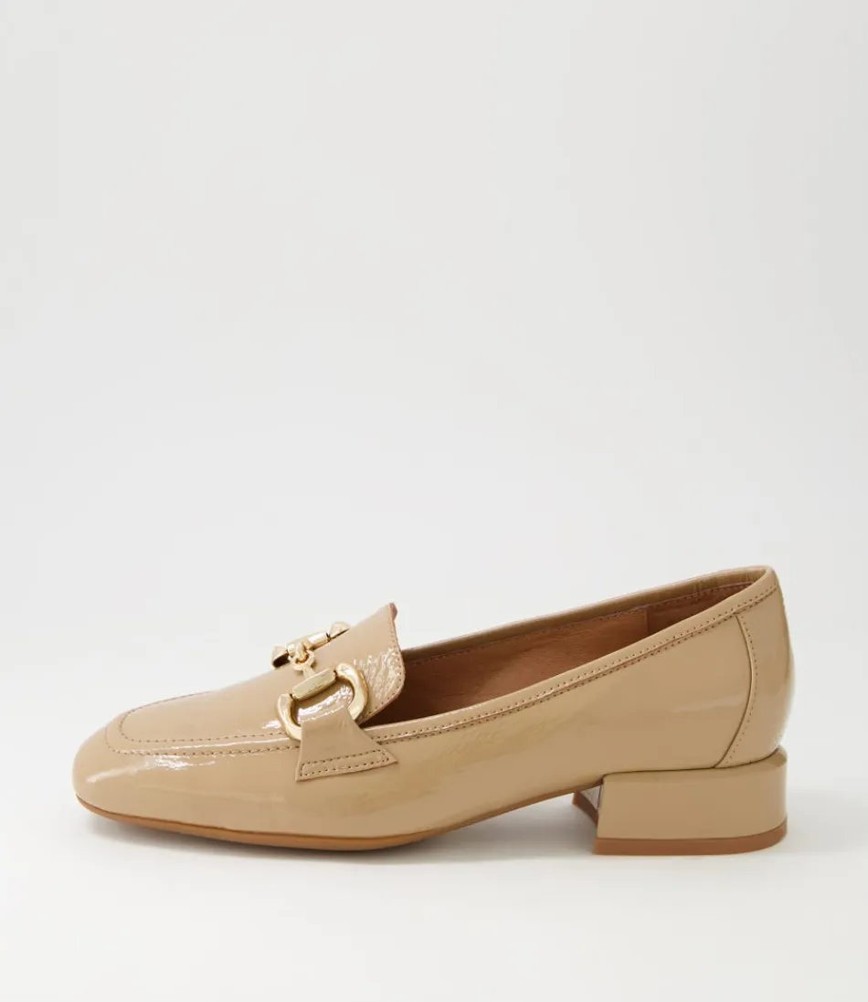 Women DJANGO & JULIETTE Loafers<Velam Cafe Patent Leather Heels