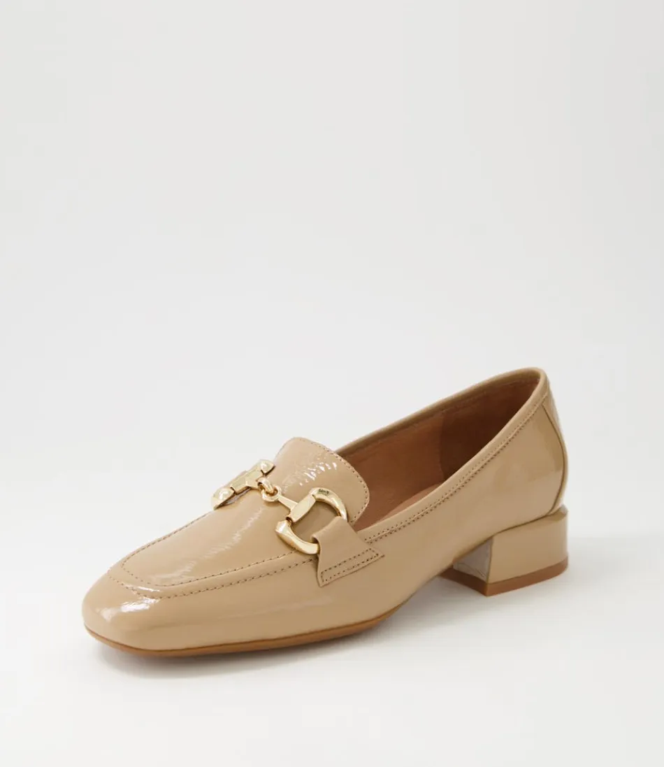 Women DJANGO & JULIETTE Loafers<Velam Cafe Patent Leather Heels