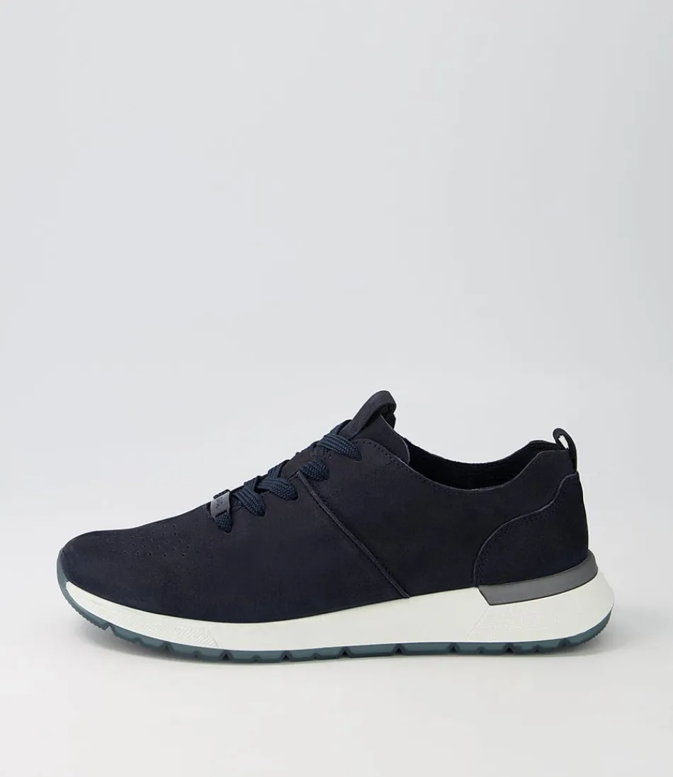 Women ARA Comfort<Venice 02 Navy Leather Sneakers