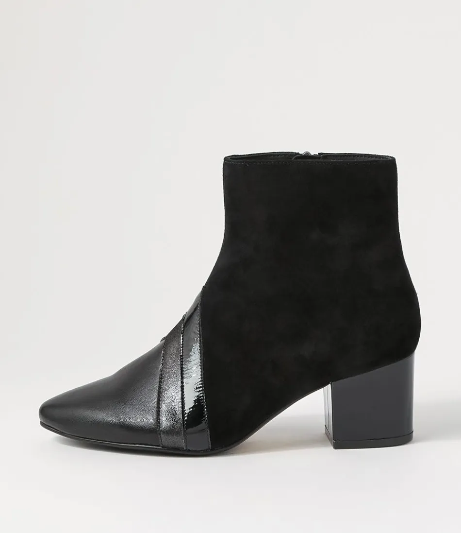 Women ZIERA Boots<Verill Xw Black Mix Ankle Boots