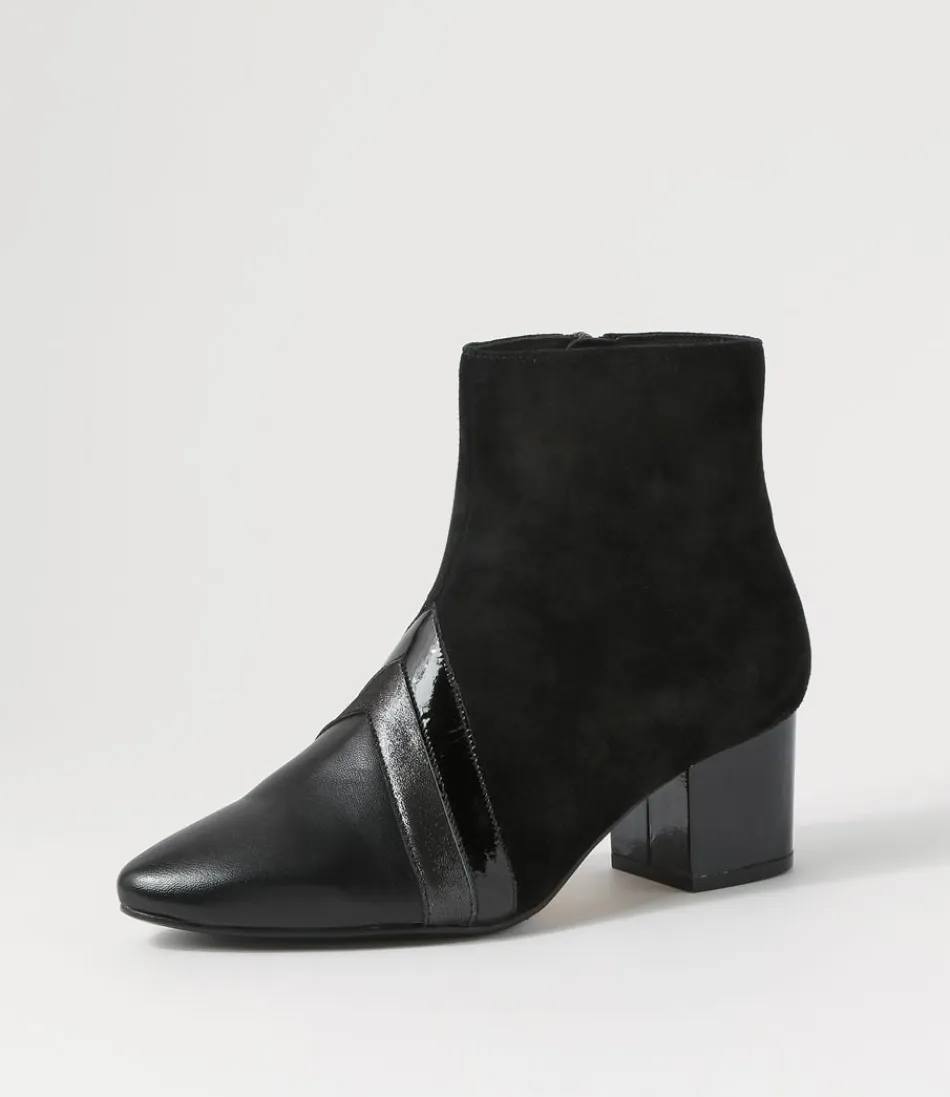 Women ZIERA Boots<Verill Xw Black Mix Ankle Boots