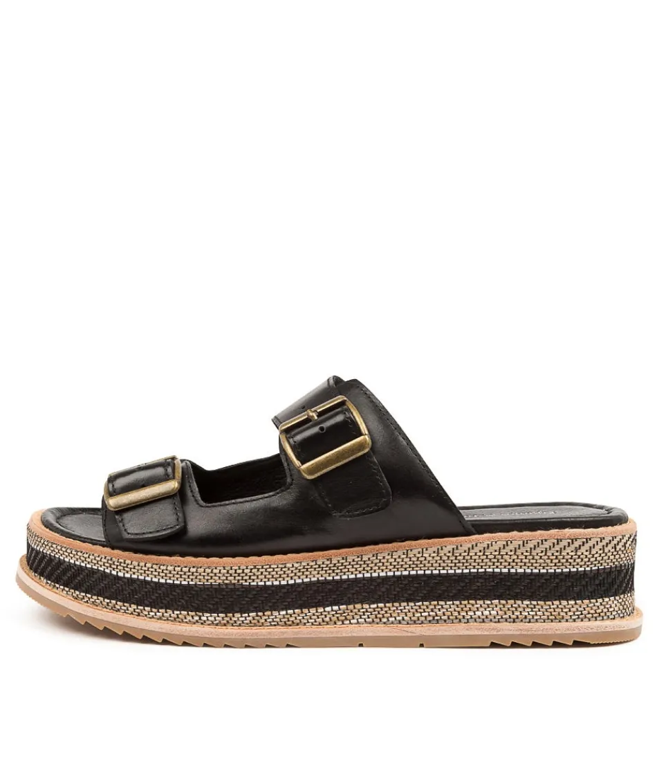 Women DJANGO & JULIETTE Espadrilles<Vishu Black Leather