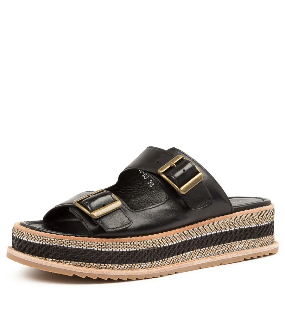 Women DJANGO & JULIETTE Espadrilles<Vishu Black Leather