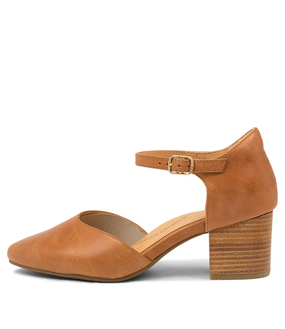 Women ZIERA Heels<Vitor W Tan Leather