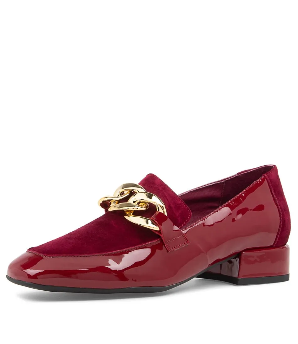 Women DJANGO & JULIETTE Loafers<Vivandy Bordeaux Patent Leather Loafers