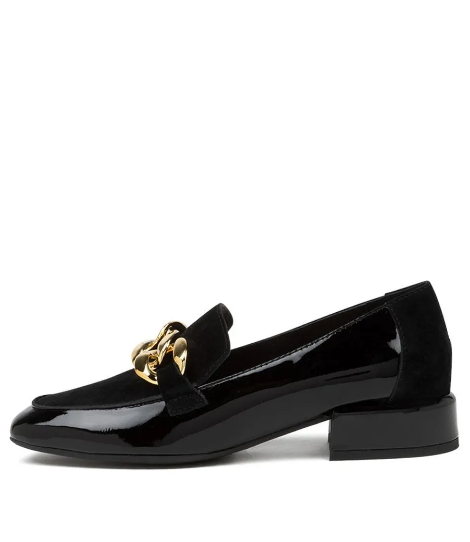 Women DJANGO & JULIETTE Loafers<Vivandy Dj Black Patent Suede