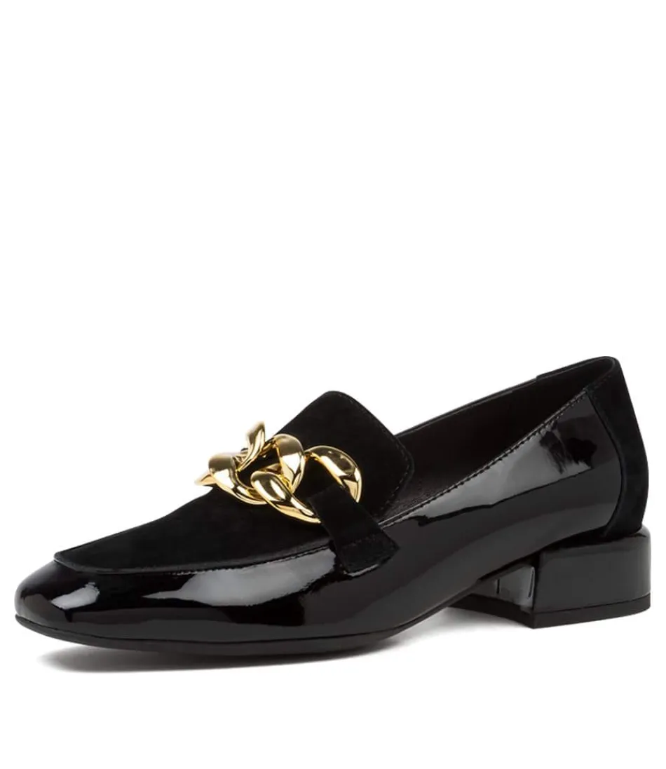 Women DJANGO & JULIETTE Loafers<Vivandy Dj Black Patent Suede