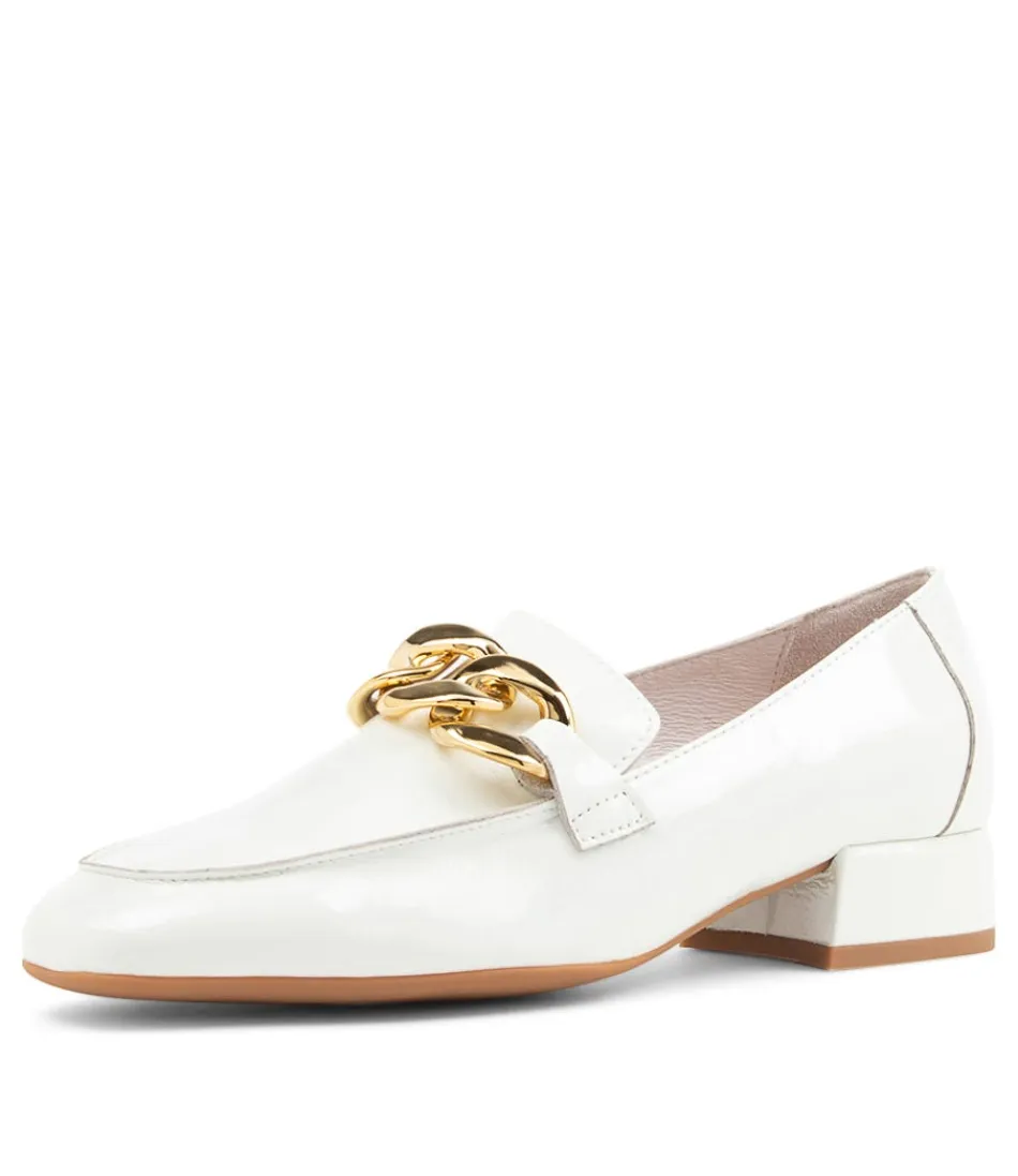 Women DJANGO & JULIETTE Loafers<Vivandy White Patent Leather Heels