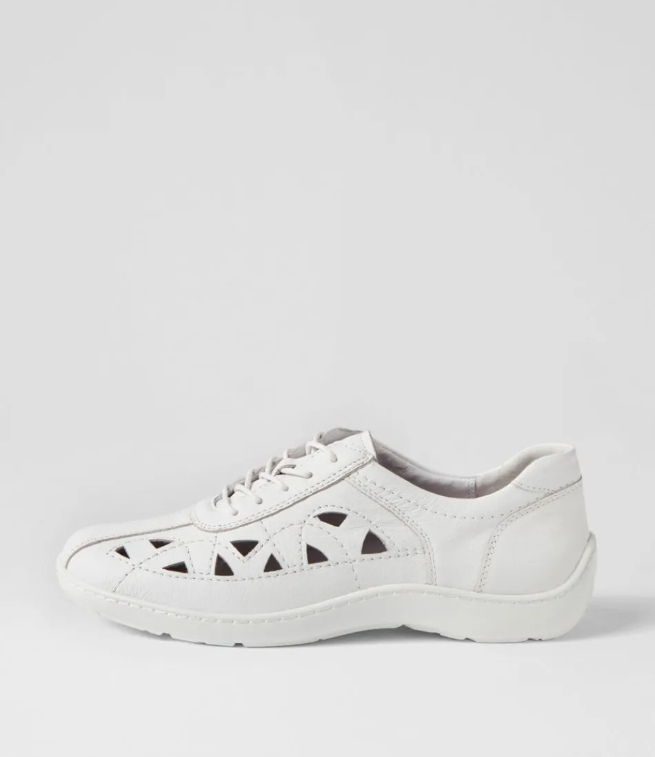 Women ZIERA Sneakers<Watkin Xf White Leather Sneakers