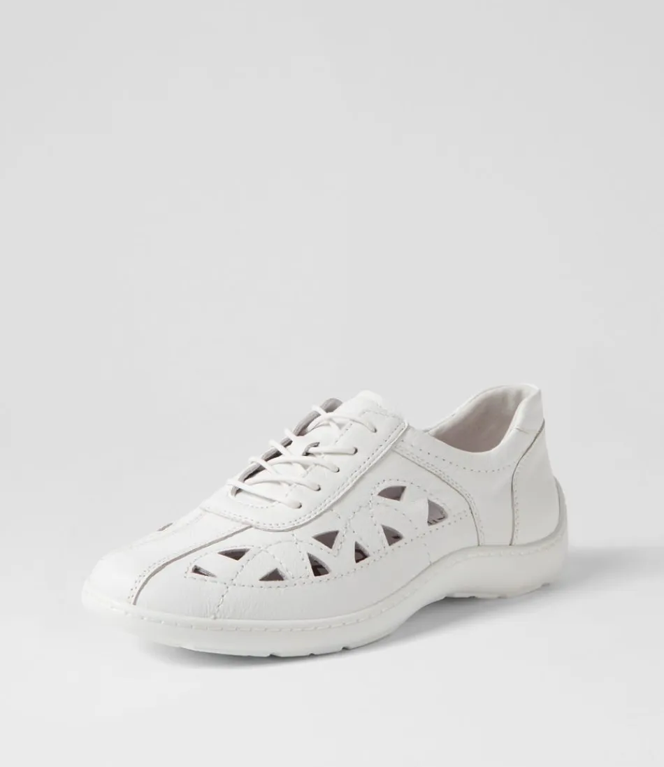 Women ZIERA Sneakers<Watkin Xf White Leather Sneakers