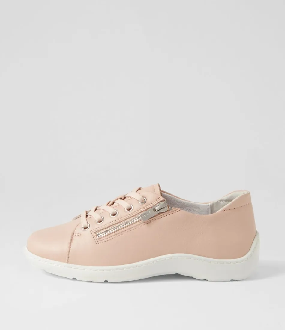 Women ZIERA Sneakers<Wemmer Xf Rose White Leather Sneakers