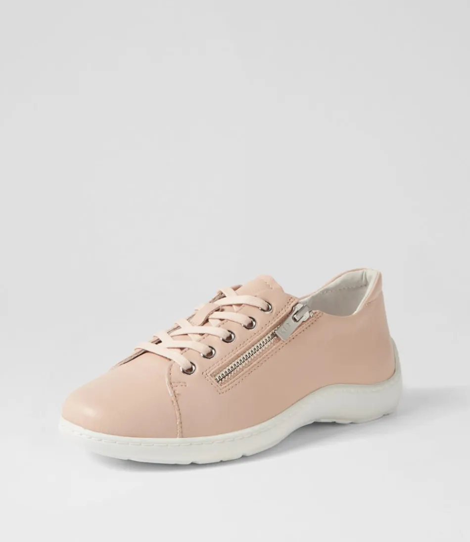 Women ZIERA Sneakers<Wemmer Xf Rose White Leather Sneakers