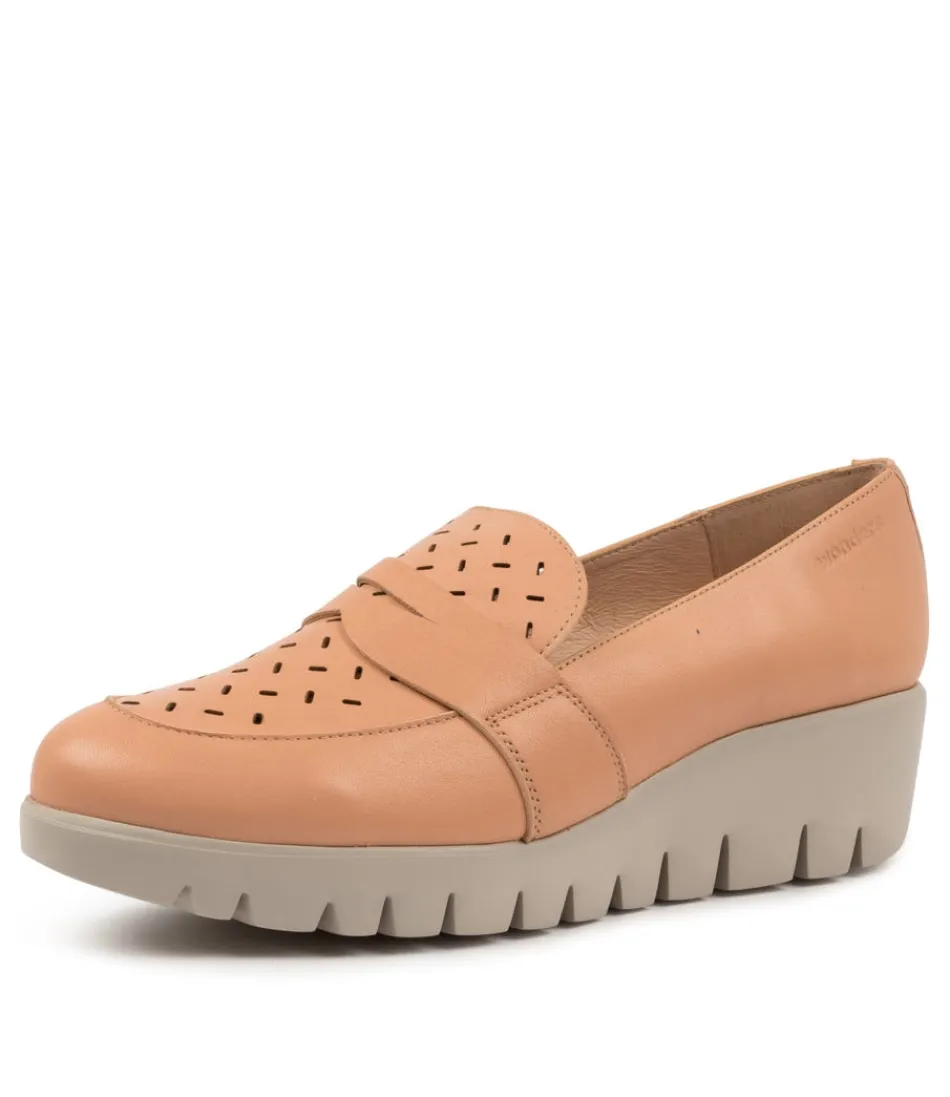 Women WONDERS Loafers<Wendie Nude Leather