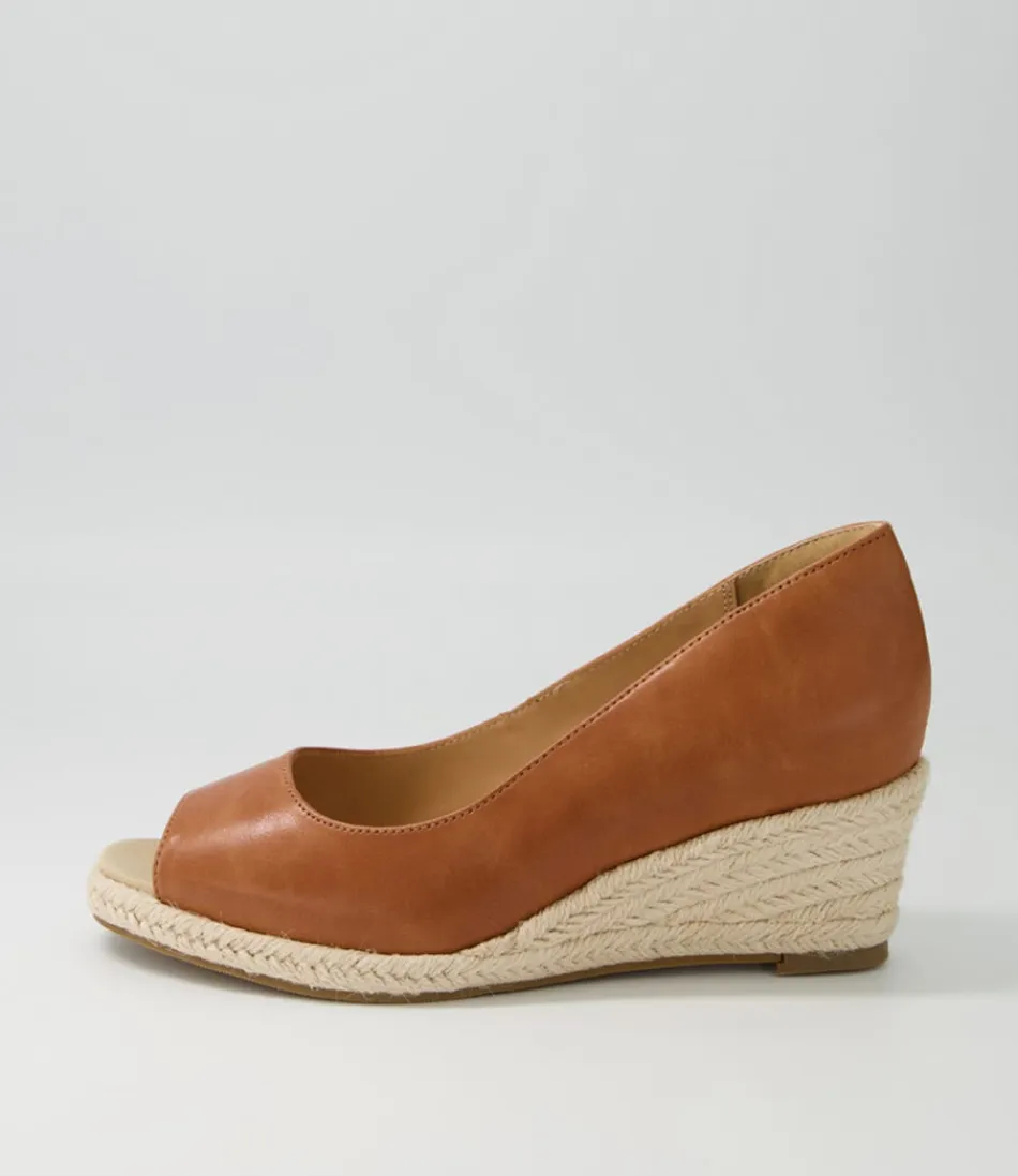 Women ZIERA Espadrilles<Whispa W Tan Leather Espadrilles