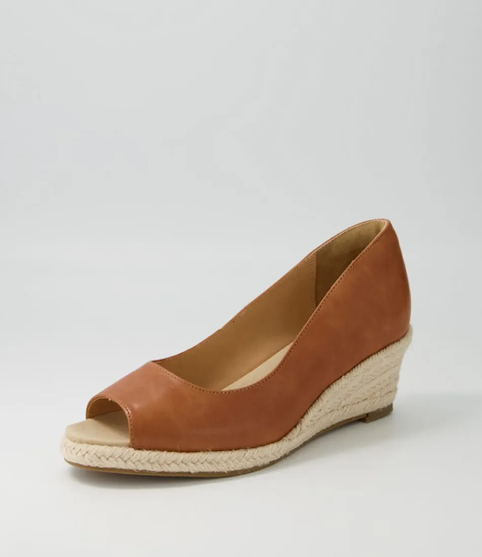 Women ZIERA Espadrilles<Whispa W Tan Leather Espadrilles