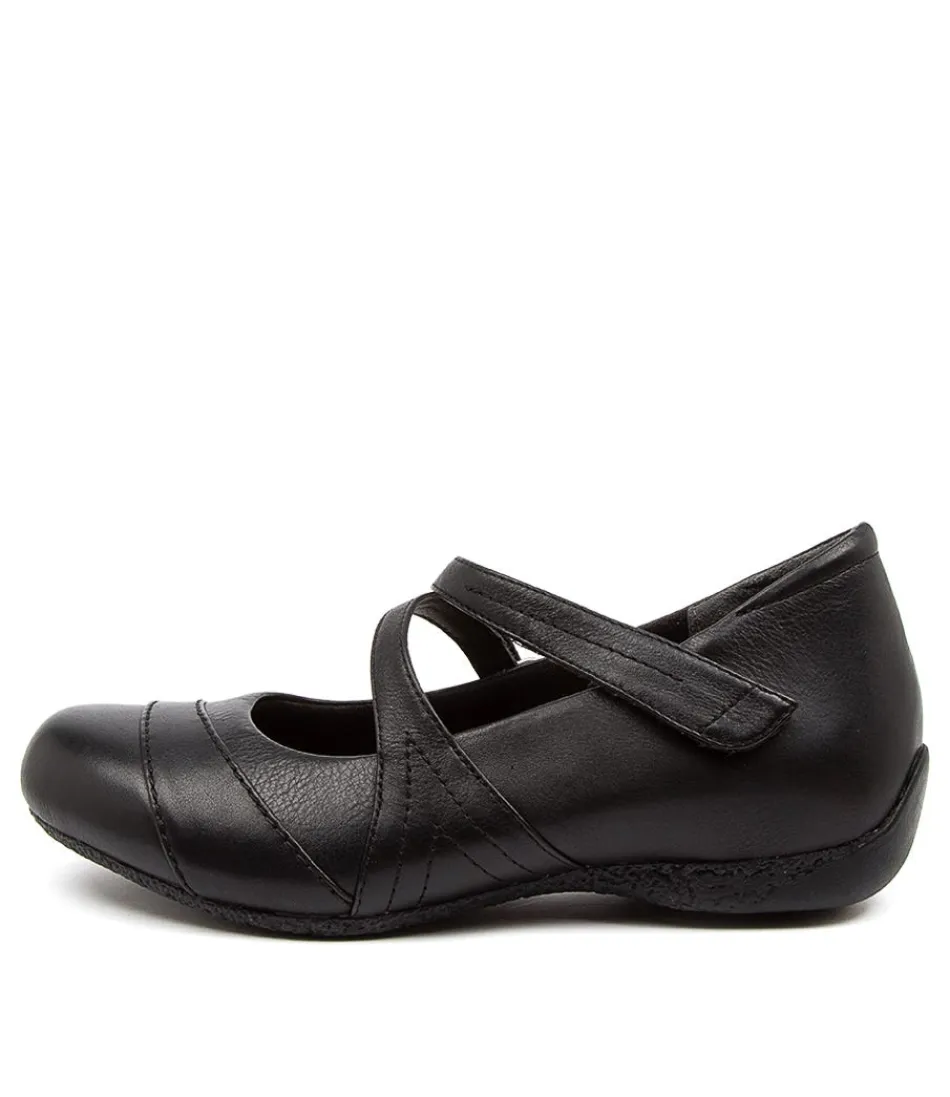 Women ZIERA Comfort<Xray M Black Leather