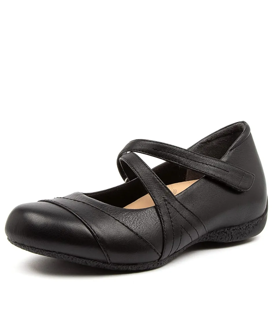 Women ZIERA Comfort<Xray M Black Leather