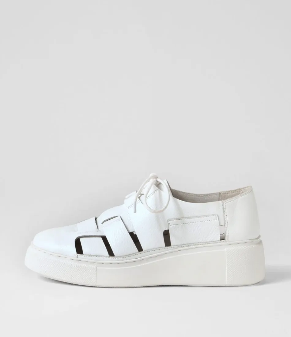 Women DJANGO & JULIETTE Sneakers<Yao White Leather Sneakers