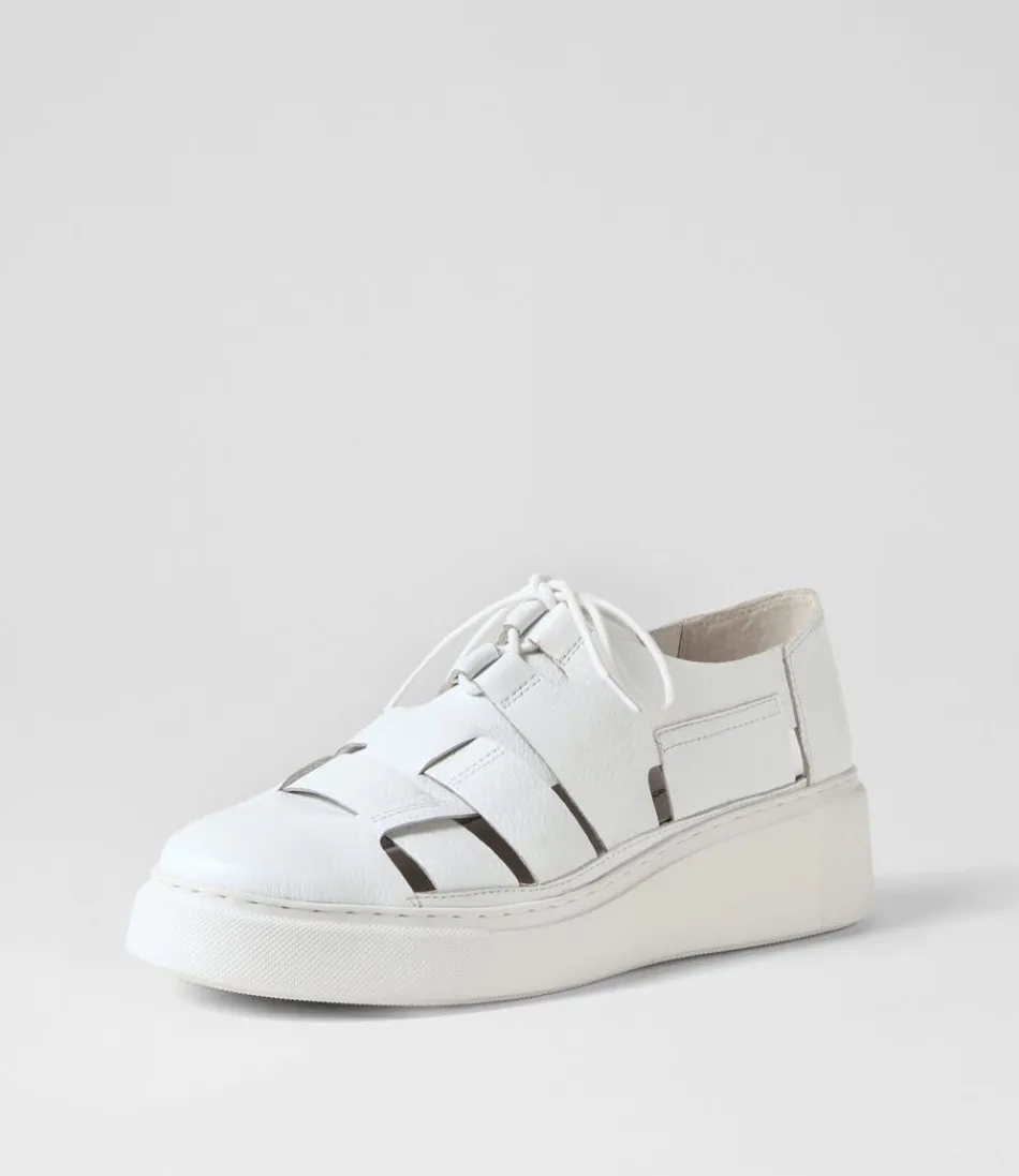 Women DJANGO & JULIETTE Sneakers<Yao White Leather Sneakers