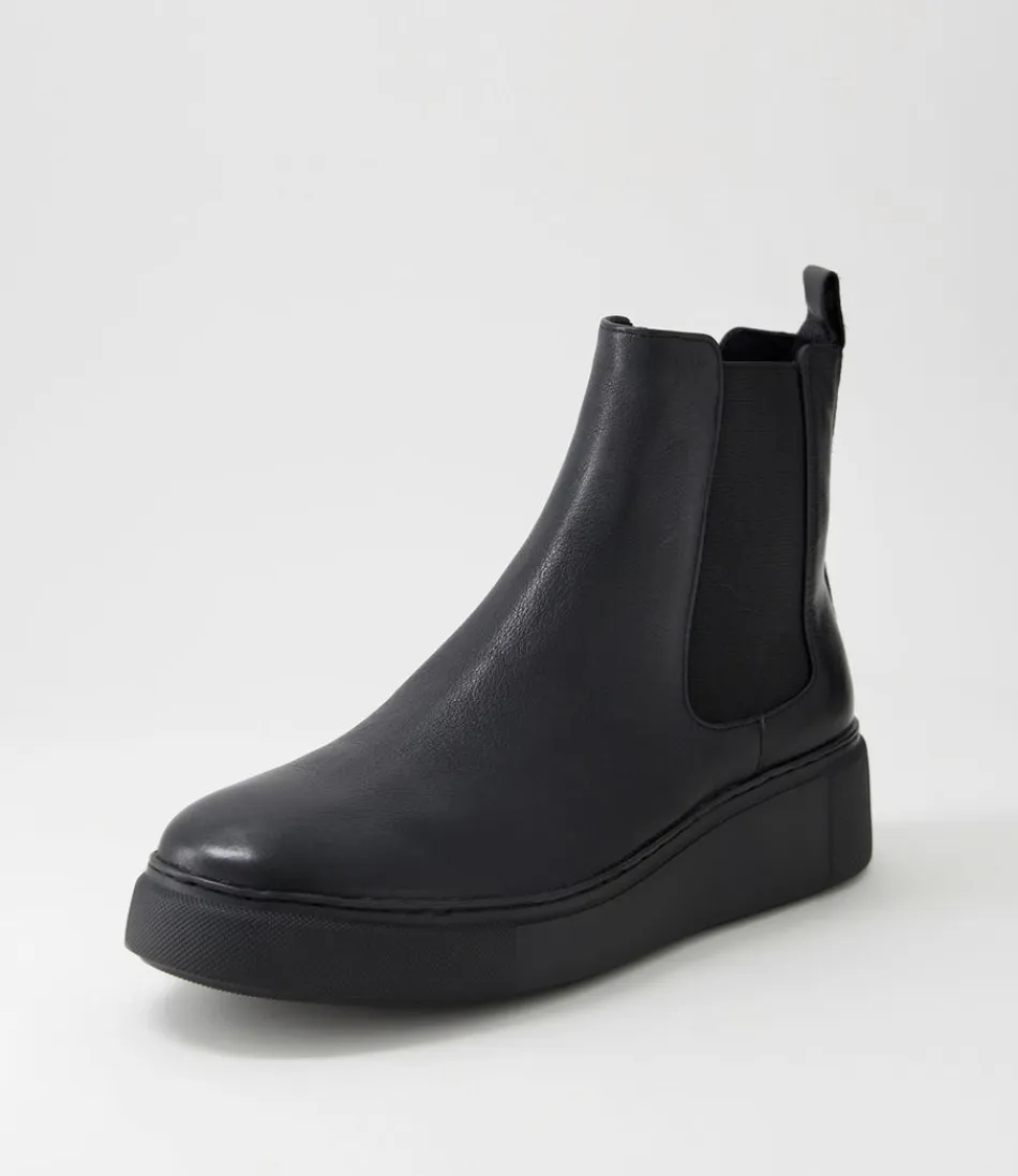 Women DJANGO & JULIETTE Boots<Yestin Black Leather Chelsea Boots