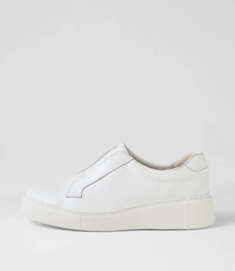 Women DJANGO & JULIETTE Sneakers<Yiara White Leather Sneakers