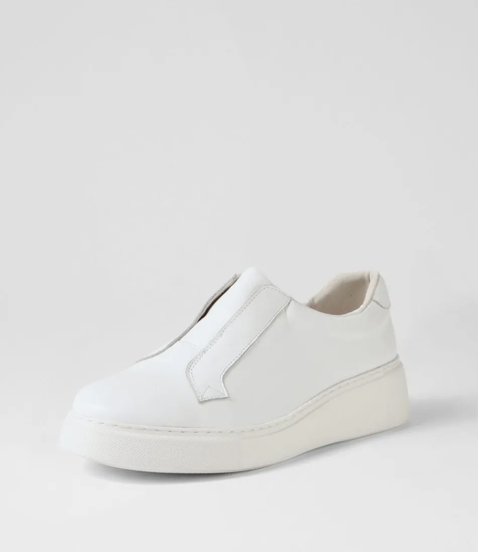 Women DJANGO & JULIETTE Sneakers<Yiara White Leather Sneakers