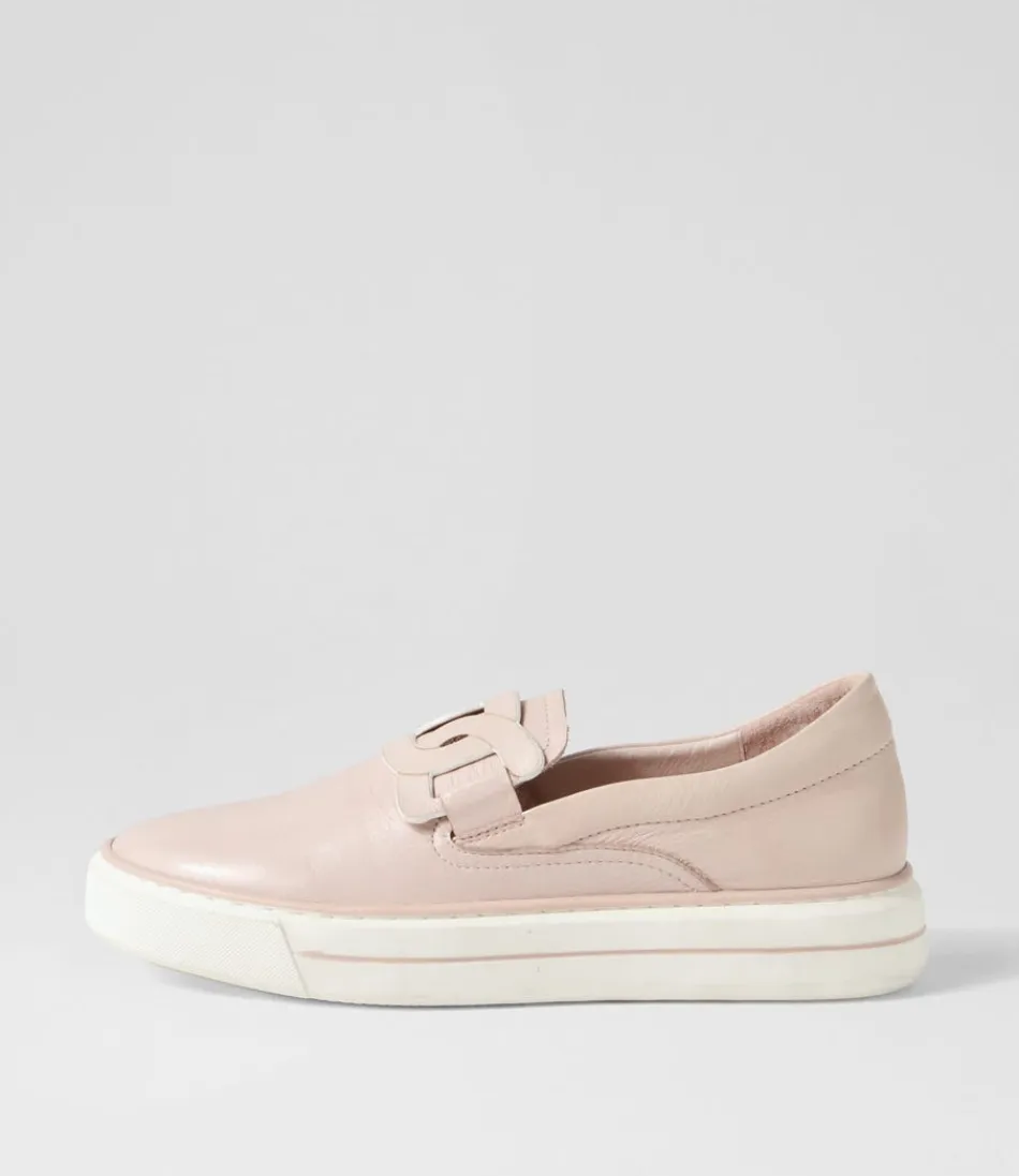 Women DJANGO & JULIETTE Sneakers<Yinnit Dusty Pink White Leather Sneakers