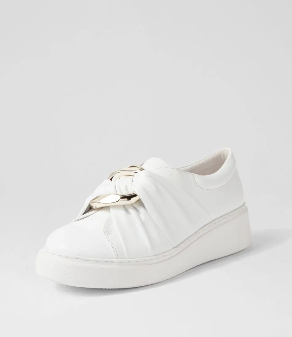 Women DJANGO & JULIETTE Sneakers<Yolla White Leather Sneakers