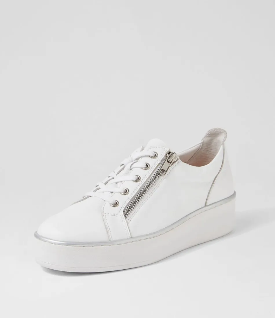 Women ZIERA Sneakers<Zissy W White Leather Sneakers