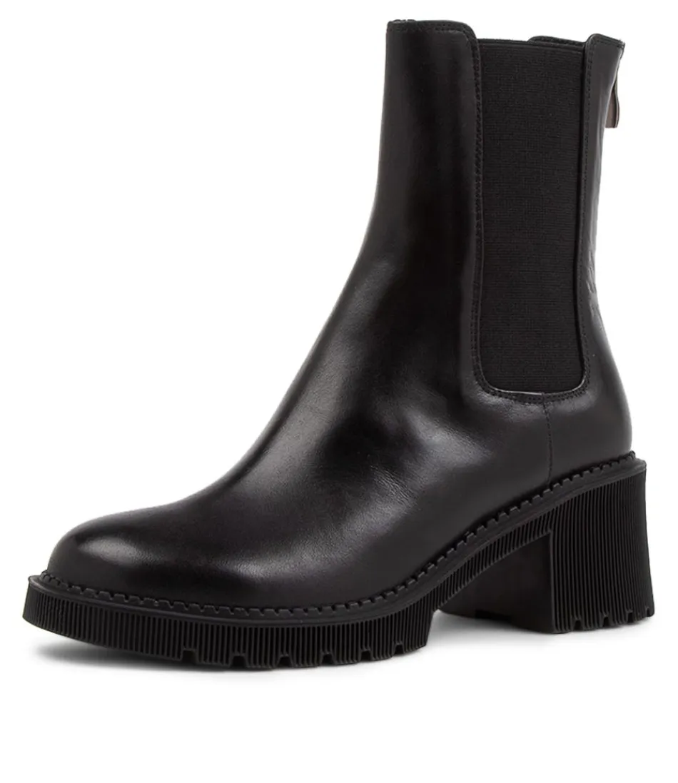 Women DJANGO & JULIETTE Boots<Zozo Black Leather Chelsea Boots