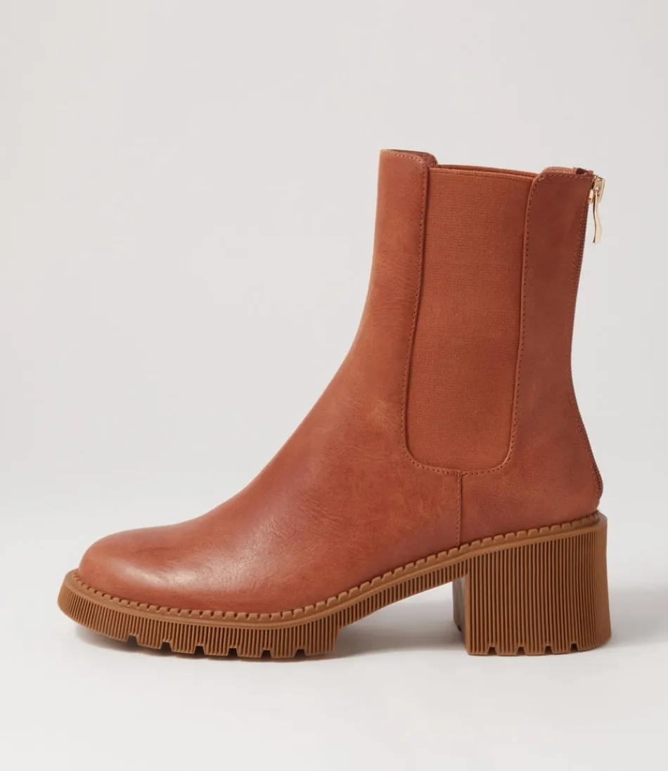 Women DJANGO & JULIETTE Boots<Zozo Cognac Leather Chelsea Boots